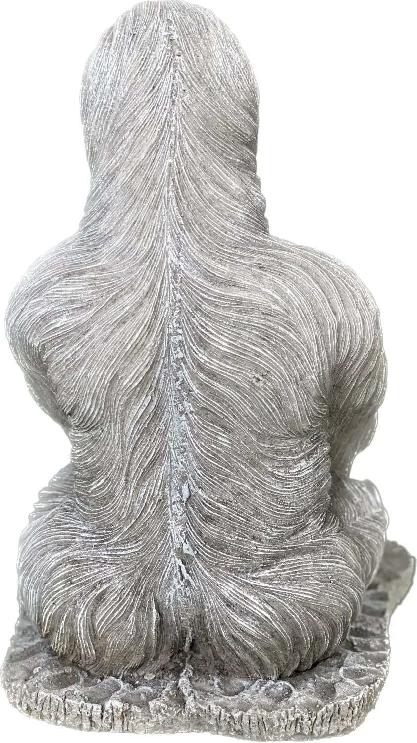Artikelbild 6 des Artikels “Barney - Gorilla, sitzend, auf Sockel, 40 cm H | Steinguss “